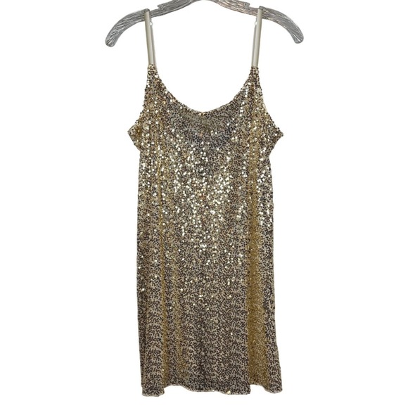 Free People Gold Rush Mini Dress, Intimately by Free People, Size Large - Picture 3 of 10